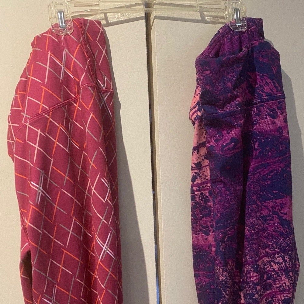 Bundle 2 pair exercise leggings, zeros and H2 Hannah